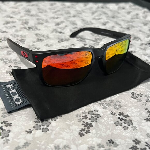 Oakley Sunglasses Holbrook Ruby Iridium Prizm Polarized 9102 ✨️ NEW✨️ - Picture 7 of 12